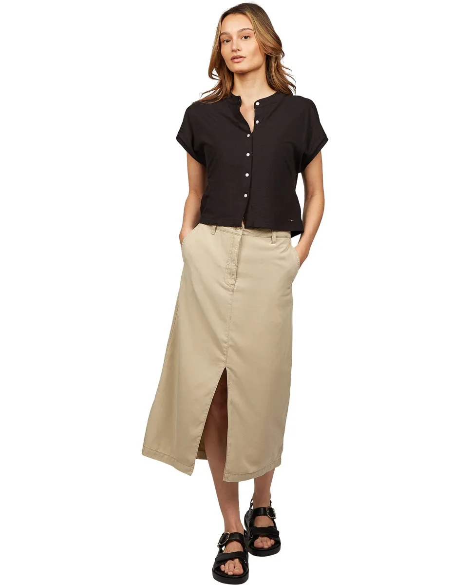 Юбка миди прямого силуэта с разрезом Tommy Hilfiger, бежевый
Юбка миди прямого силуэта с разрезом Tommy Hilfiger, бежевый