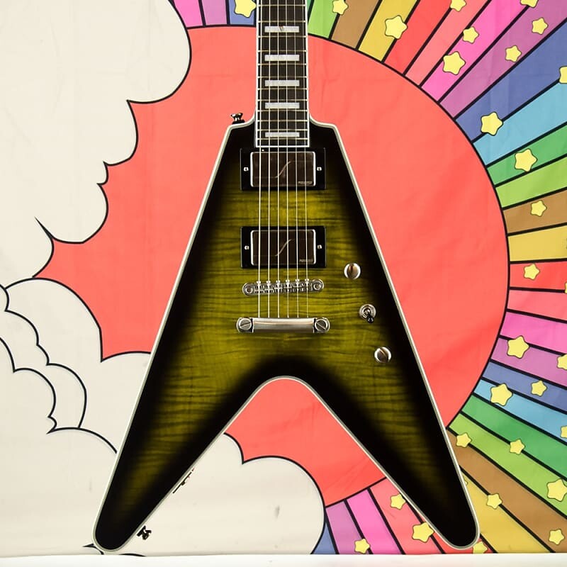 Электрогитара Epiphone Flying V Prophecy Electric Guitar - Yellow Tiger Aged Gloss Finish
Электрогитара Epiphone Flying V Prophecy Electric Guitar - Yellow Tiger Aged Gloss Finish