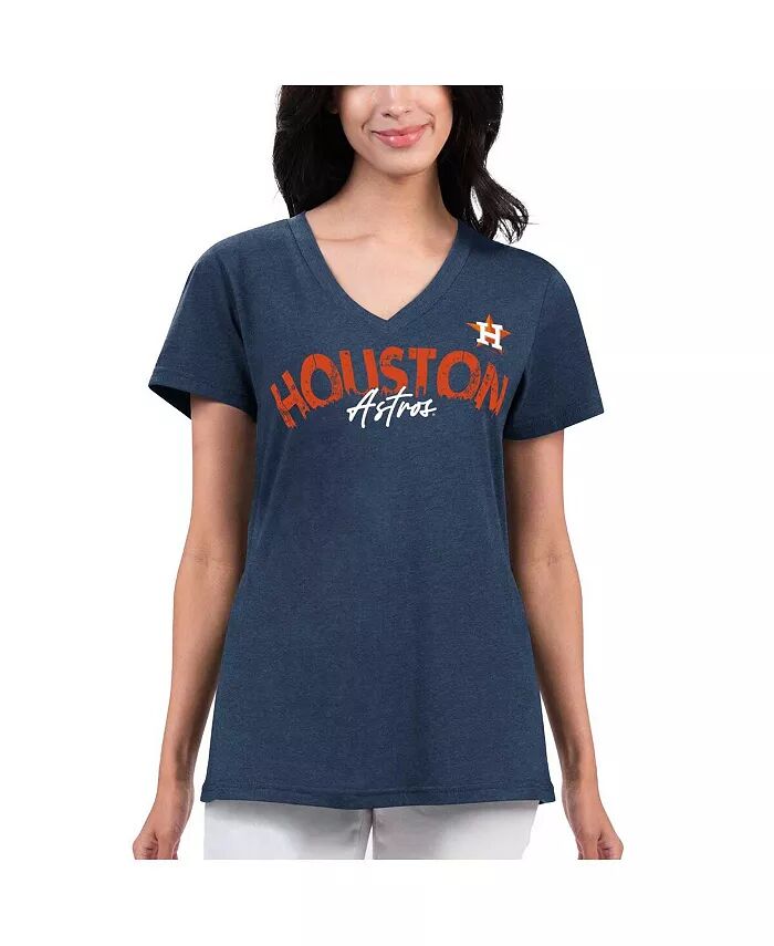 Женская темно-синяя потертая футболка Houston Astros Key Move с V-образным вырезом G-III 4Her by Carl Banks
Женская темно-синяя потертая футболка Houston Astros Key Move с V-образным вырезом G-III 4Her by Carl Banks