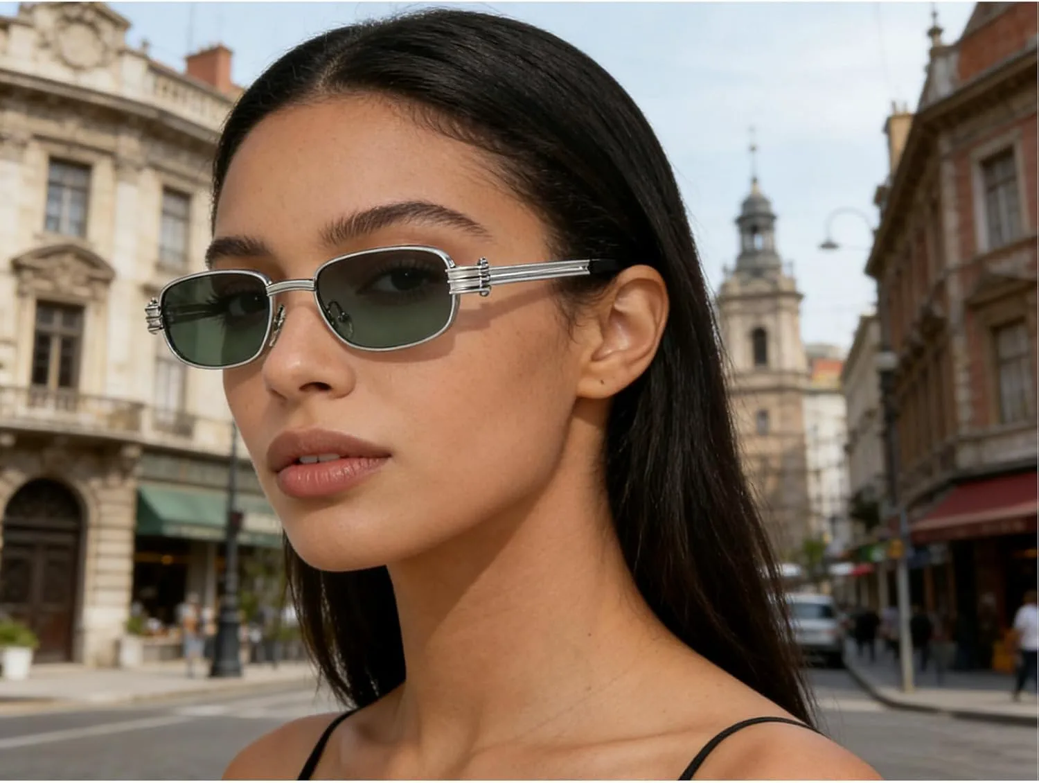 Солнцезащитные очки Laureles Fashion Y2K для женщин и мужчин, прямоугольная металлическая оправа, для вождения, пляжа, вечеринки, защита от ультрафиолета UV400, C7
Солнцезащитные очки Laureles Fashion Y2K для женщин и мужчин, прямоугольная металлическая оправа, для вождения, пляжа, вечеринки, защита от ультрафиолета UV400, C7