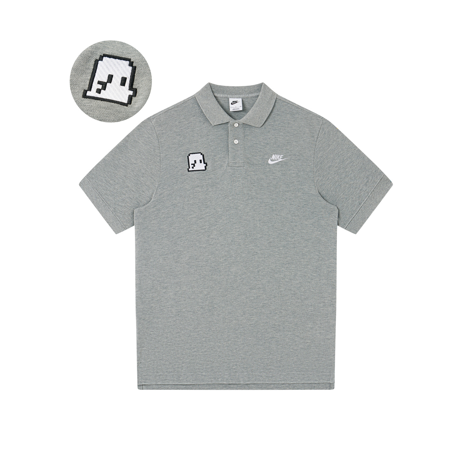 Поло унисекс серое Nike, серый
Поло унисекс серое Nike, серый