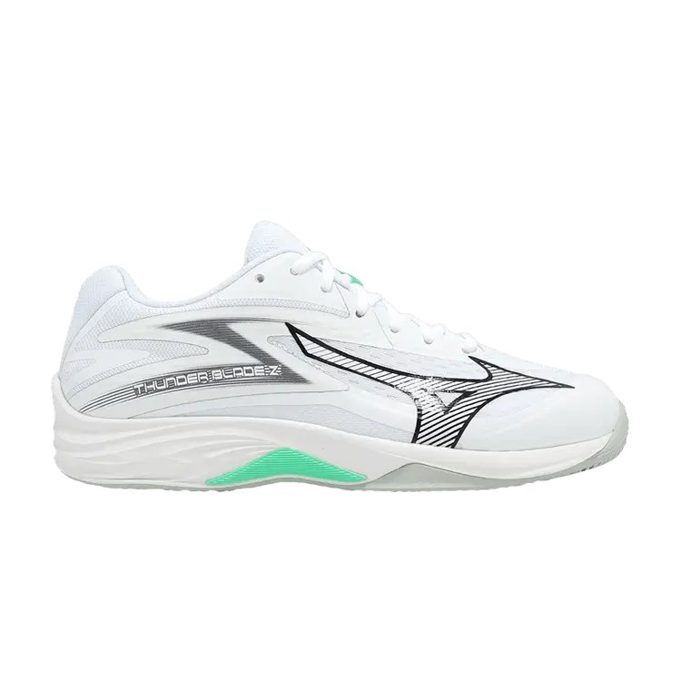 Кроссовки Mizuno Thunder Blade Z, White Black Frozen Emerald
Кроссовки Mizuno Thunder Blade Z, White Black Frozen Emerald