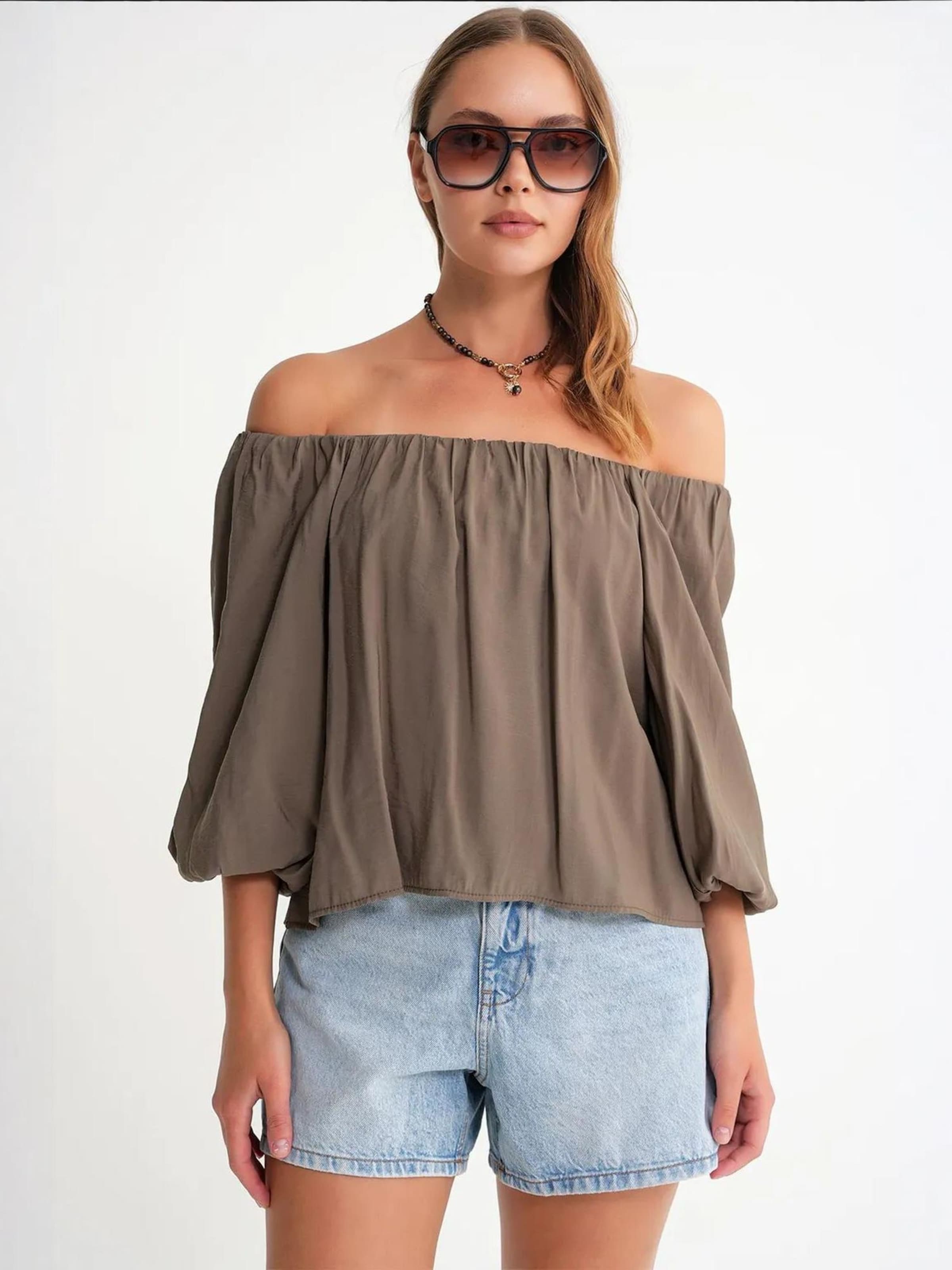 MixRay Блузка в цвете Khaki
MixRay Блузка в цвете Khaki
