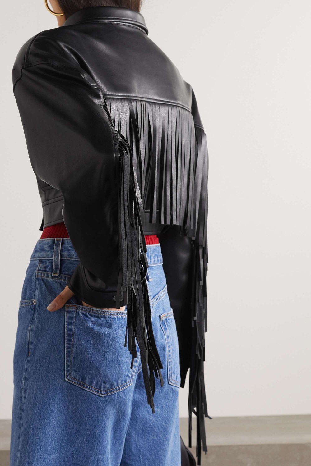 ROTATE BIRGER CHRISTENSEN Укороченная куртка Barrie из искусственной кожи с бахромой, черный
ROTATE BIRGER CHRISTENSEN Укороченная куртка Barrie из искусственной кожи с бахромой, черный