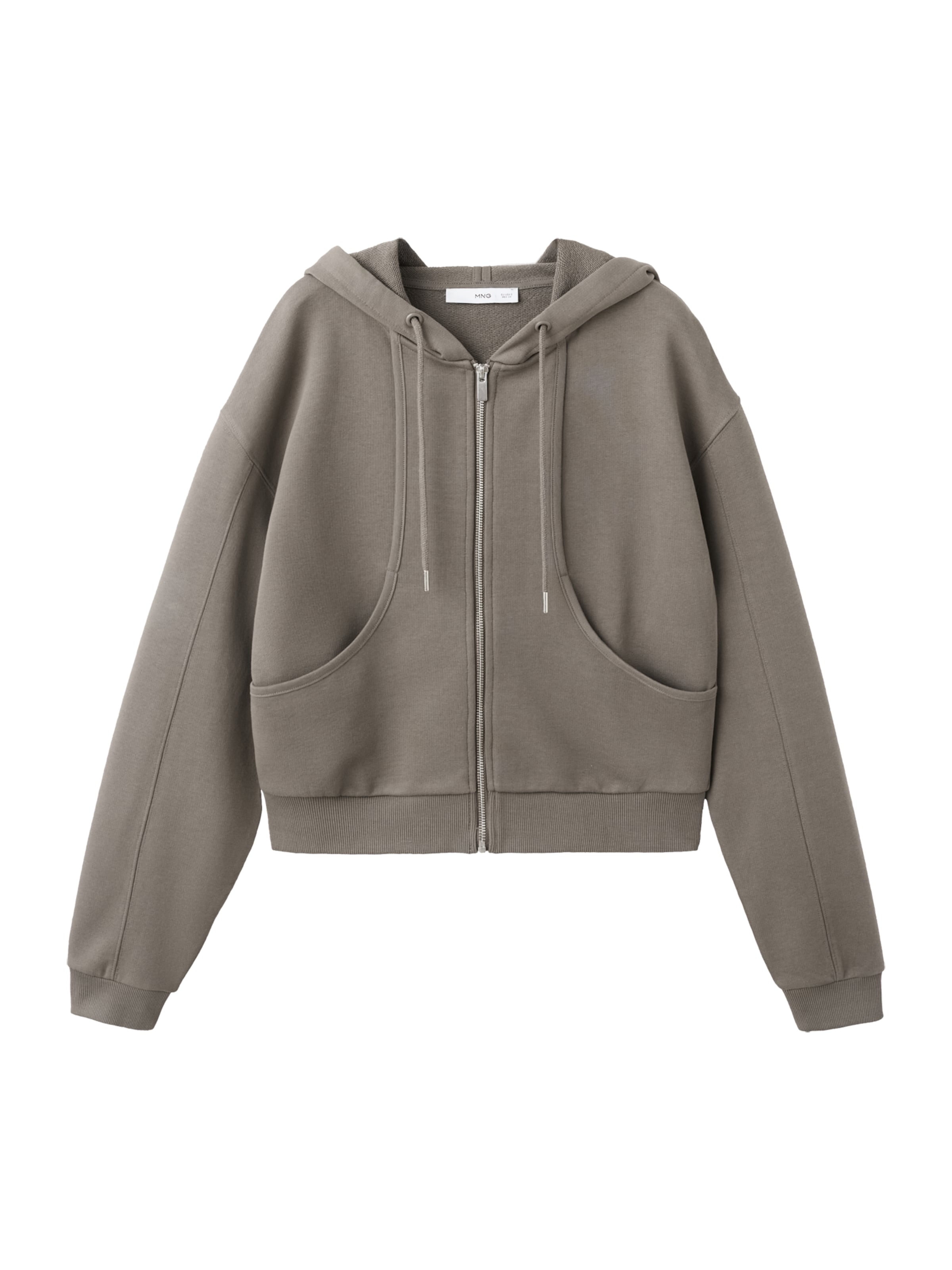 MANGO Толстовка с молнией 'KAROL' в сером цвете
MANGO Толстовка с молнией 'KAROL' в сером цвете