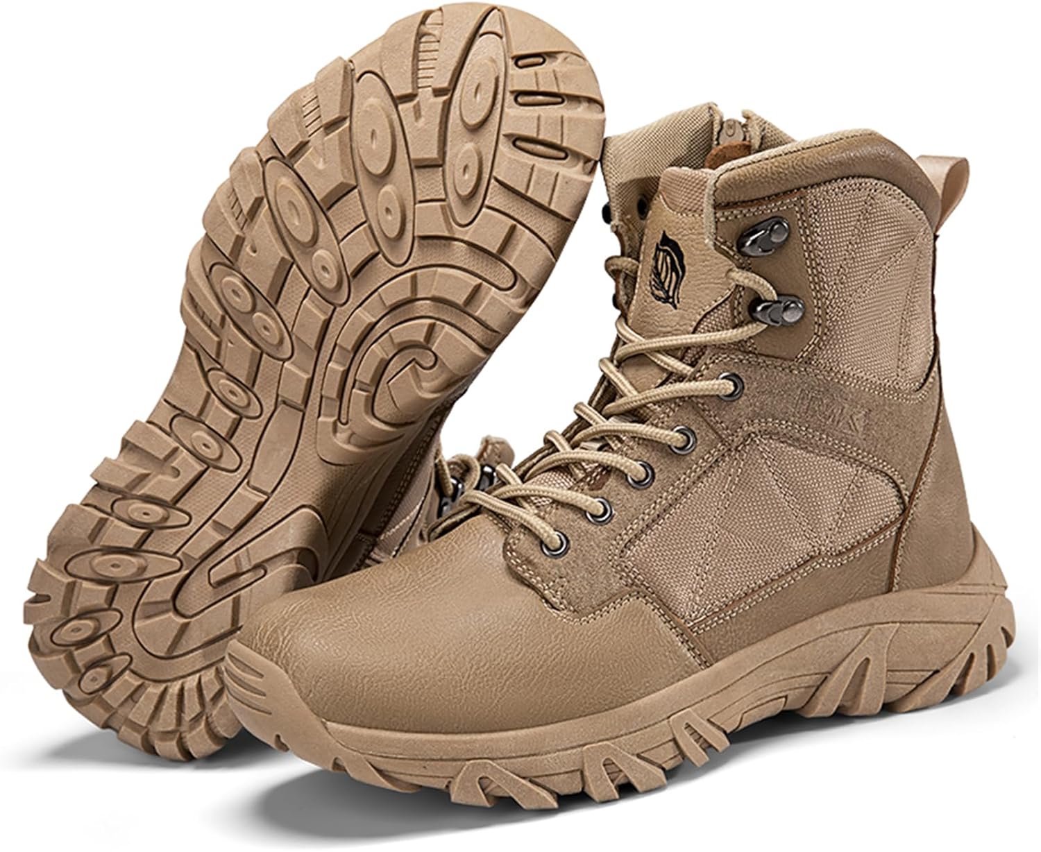 Мужские тактические военные ботинки на шнурках, 15 см средний голенище, поддержка голеностопа, кожаная верхняя часть, резиновая подошва, круглый носок, легкие, дышащая сетка, для походов, тренировок, миссий, работы и туризма Tengfeifly, хаки
Мужские тактические военные ботинки на шнурках, 15 см средний голенище, поддержка голеностопа, кожаная верхняя часть, резиновая подошва, круглый носок, легкие, дышащая сетка, для походов, тренировок, миссий, работы и туризма Tengfeifly, хаки