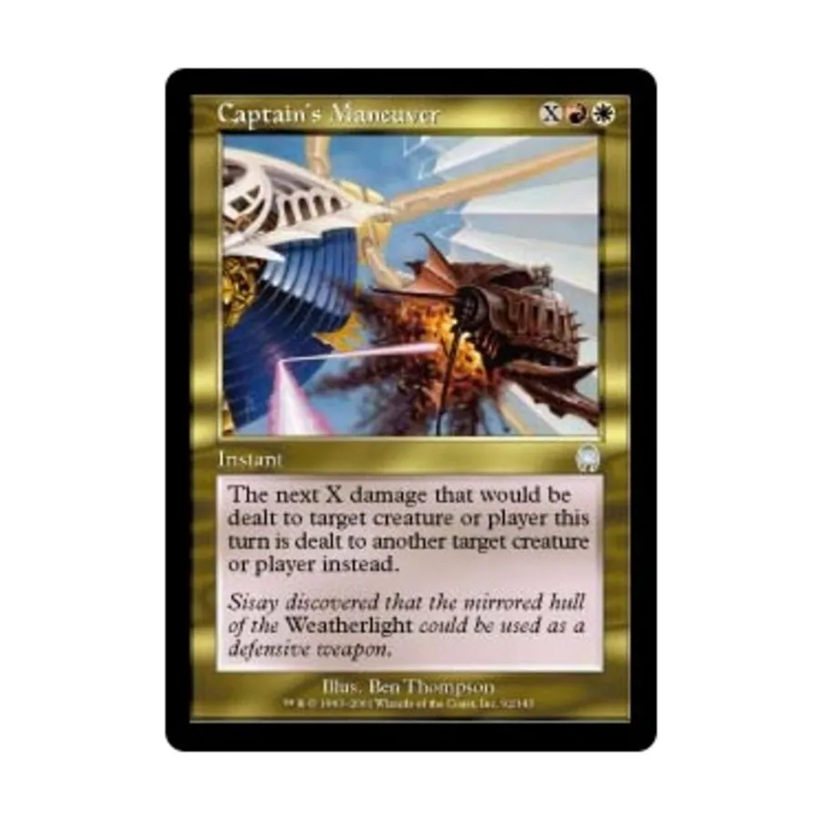 CCG Капитанский маневр (U), MTG - Apocalypse
CCG Капитанский маневр (U), MTG - Apocalypse