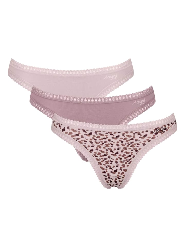 Стринги Sloggi String 3er Pack, розовый
Стринги Sloggi String 3er Pack, розовый