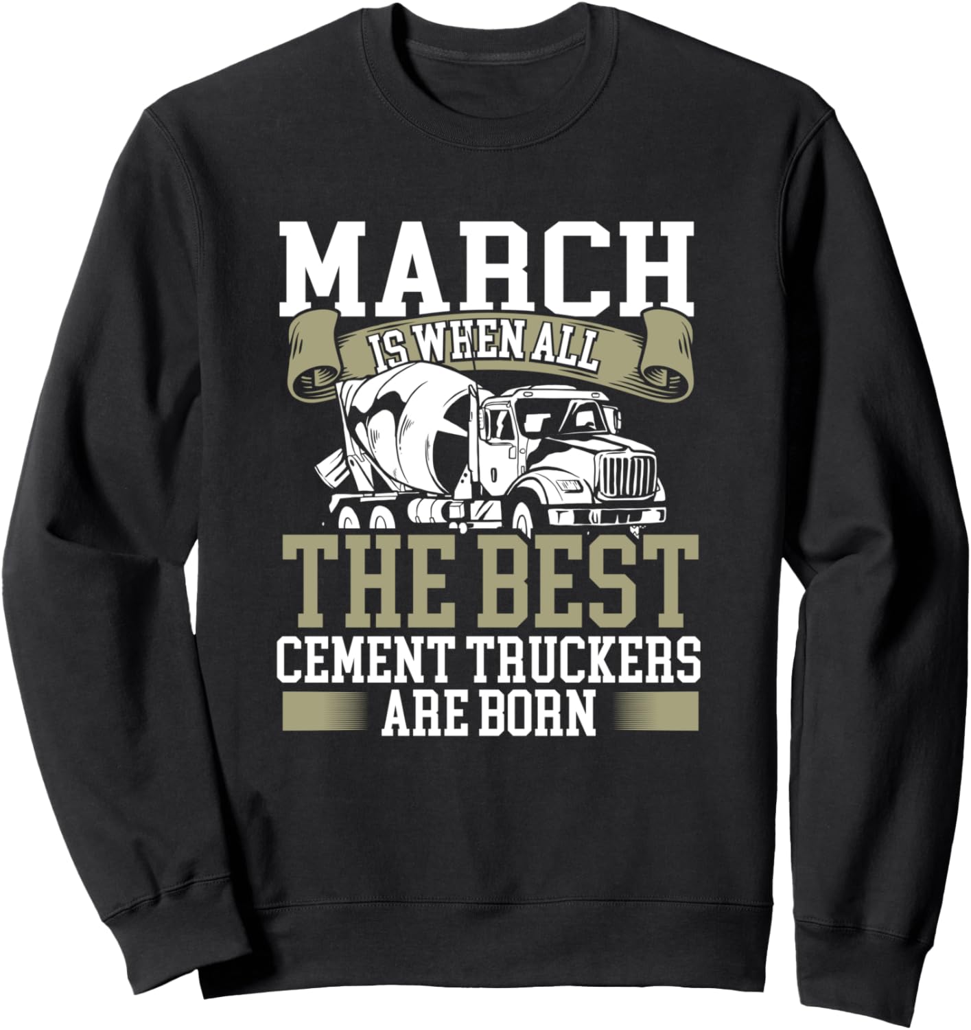 Март - это месяц рождения лучших водителей цементовозов. Забавная толстовка March Best Cement Truckers Shop, черный
Март - это месяц рождения лучших водителей цементовозов. Забавная толстовка March Best Cement Truckers Shop, черный