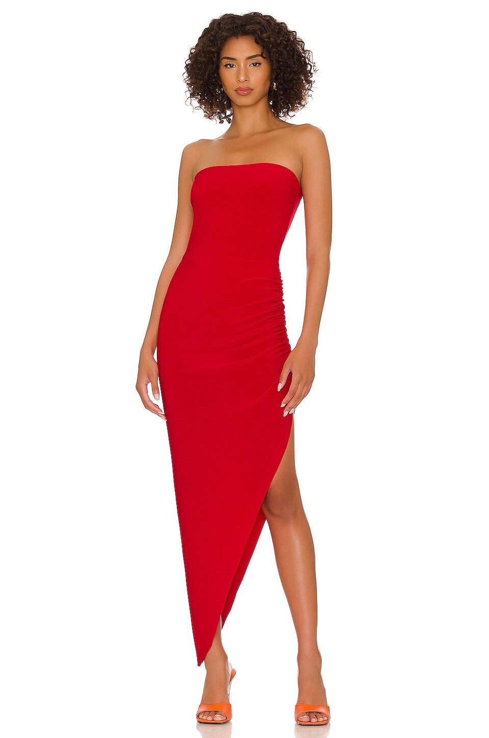 Платье Norma Kamali Side Drape Gown, цвет Tiger Red
Платье Norma Kamali Side Drape Gown, цвет Tiger Red