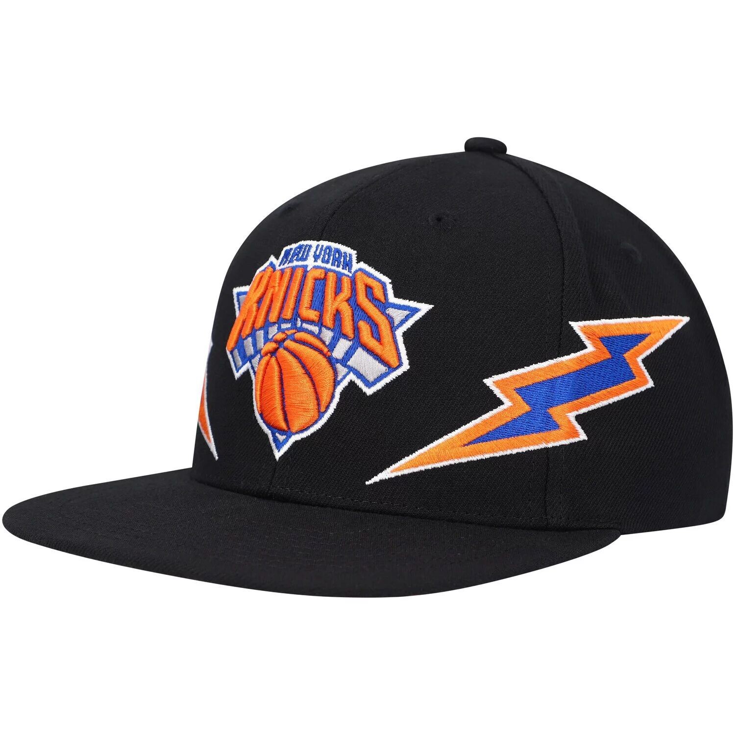 Мужская кепка Mitchell & Ness Black New York Knicks Hardwood Classics Soul Double Trouble Lightning Snapback Hat
Мужская кепка Mitchell & Ness Black New York Knicks Hardwood Classics Soul Double Trouble Lightning Snapback Hat