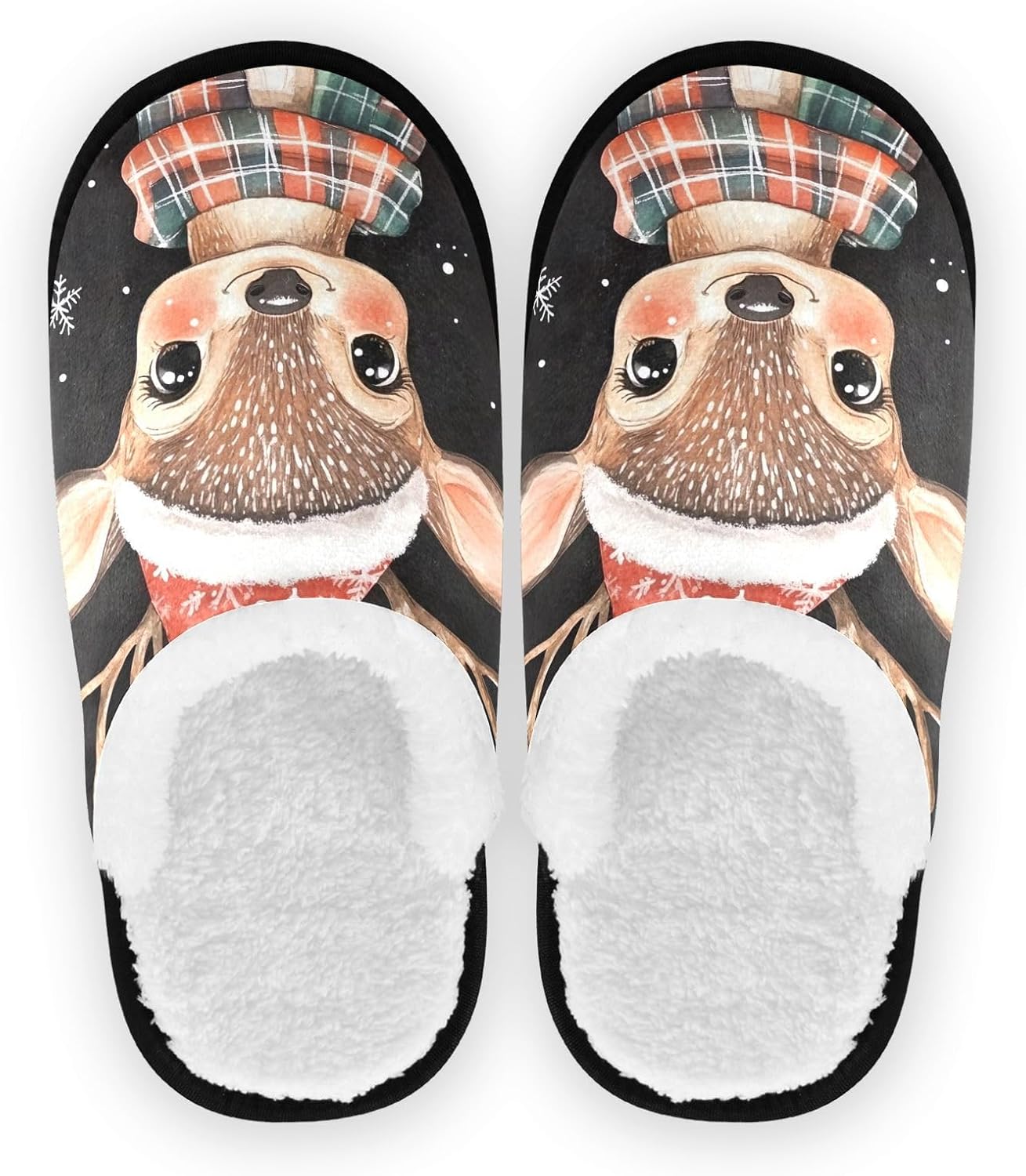 Зимние рождественские домашние тапочки UMIRIKO с оленями для женщин и мужчин, моющиеся, с нескользящей подошвой, с сумкой для хранения для путешествий и спа 20858786, Deer
Зимние рождественские домашние тапочки UMIRIKO с оленями для женщин и мужчин, моющиеся, с нескользящей подошвой, с сумкой для хранения для путешествий и спа 20858786, Deer