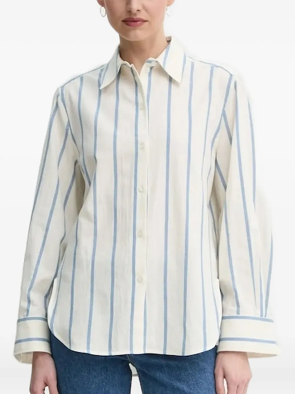 Рубашка в вертикальную полоску Day Birger Et Mikkelsen, белый
Рубашка в вертикальную полоску Day Birger Et Mikkelsen, белый