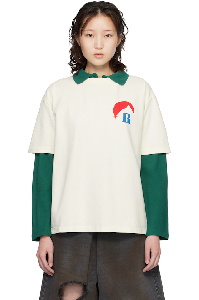 Rhude Футболка Off-White «Лунный свет»
Rhude Футболка Off-White «Лунный свет»