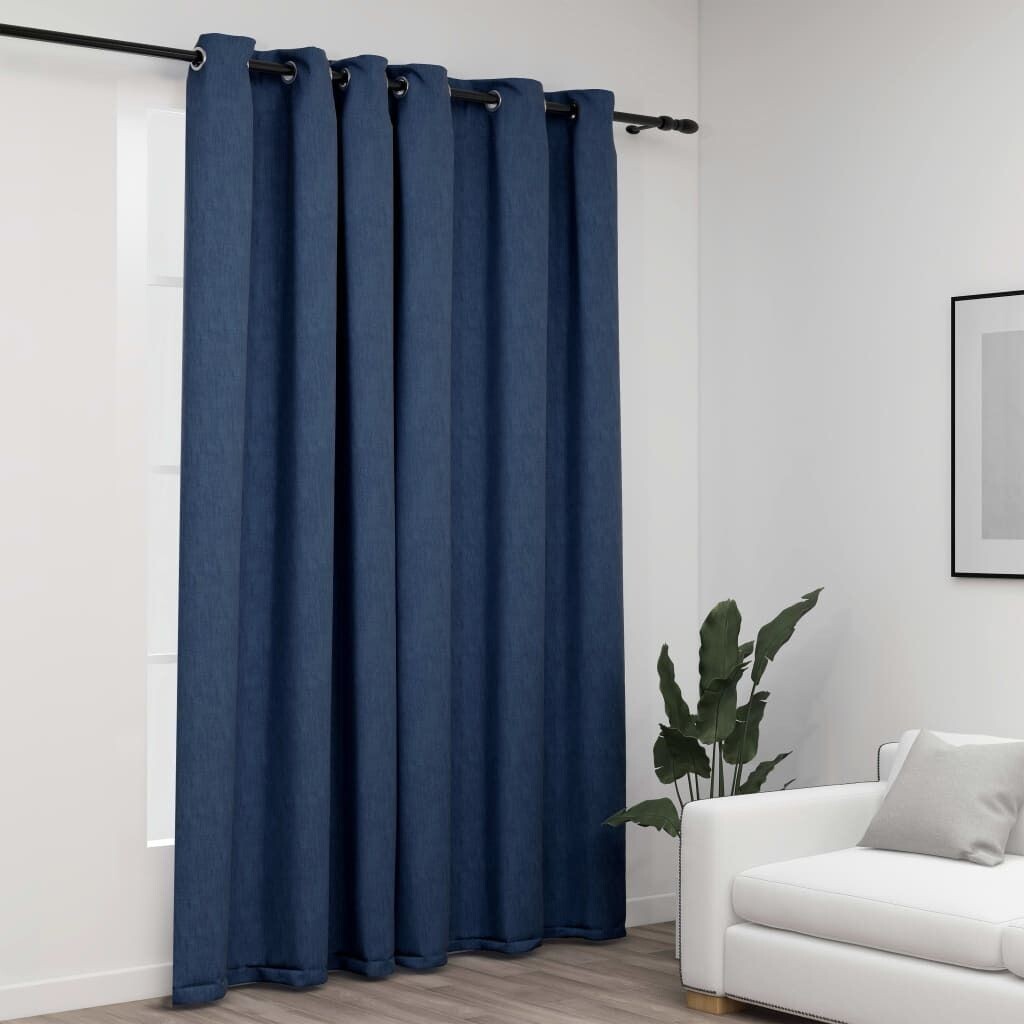 VidaXL Плотная штора с люверсами Linen Look Blue 290x245 см - Шторы - Шторы - Шторы с металлическими люверсами - Шторы с металлическими люверсами, синий
VidaXL Плотная штора с люверсами Linen Look Blue 290x245 см - Шторы - Шторы - Шторы с металлическими люверсами - Шторы с металлическими люверсами, синий