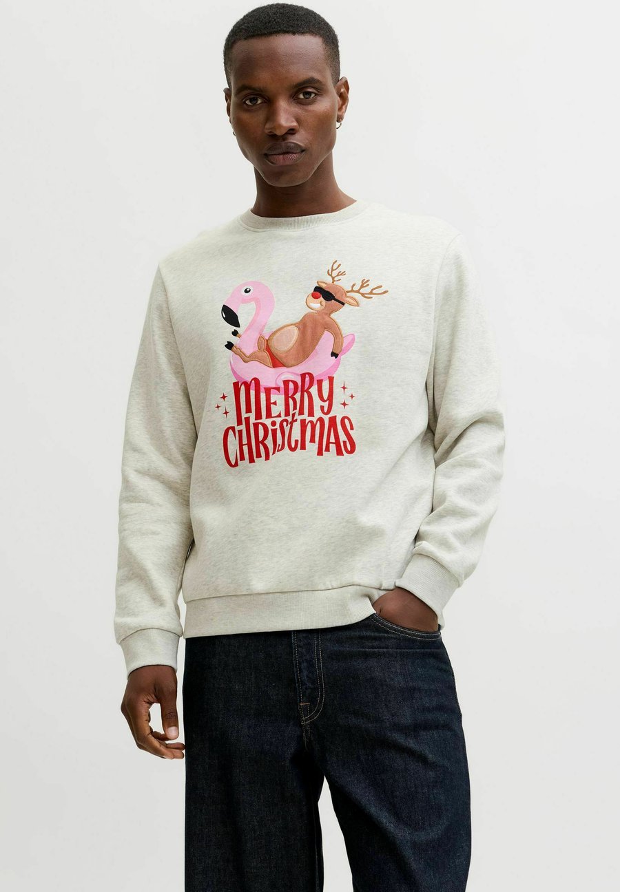 Толстовка Jack & Jones X-MAS, White Melange/Off-White
Толстовка Jack & Jones X-MAS, White Melange/Off-White