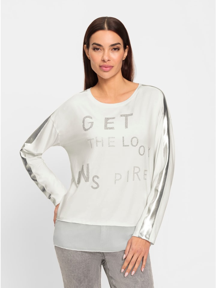 Рубашка с длинными рукавами цвета экрю Heine
Рубашка с длинными рукавами цвета экрю Heine