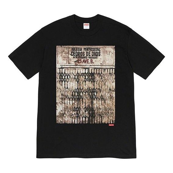 Футболка fw19 week 12 x martin wong iglesia pentecostal black tee Supreme, черный
Футболка fw19 week 12 x martin wong iglesia pentecostal black tee Supreme, черный