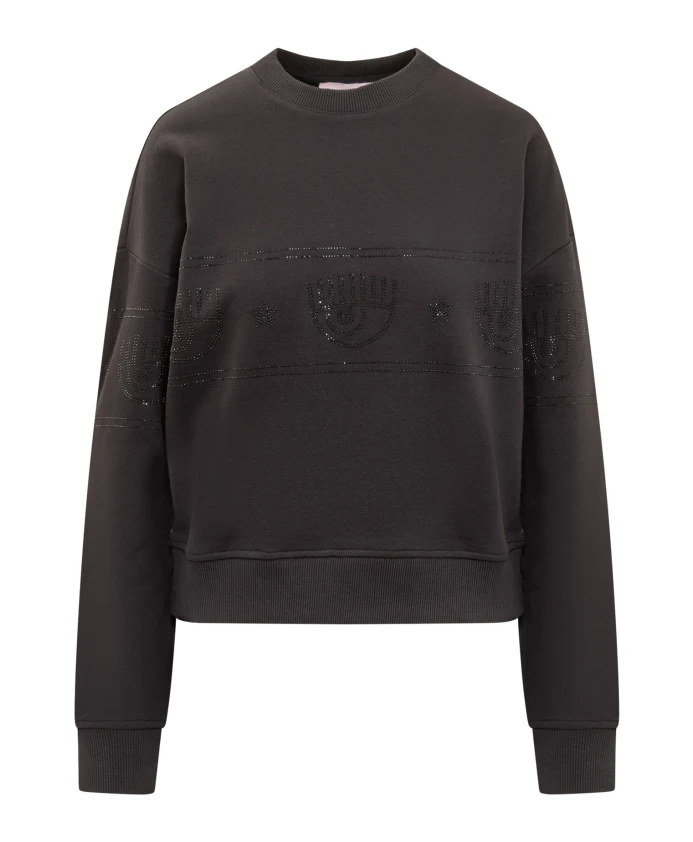 Толстовка со стразами Chiara Ferragni Collection, черный
Толстовка со стразами Chiara Ferragni Collection, черный