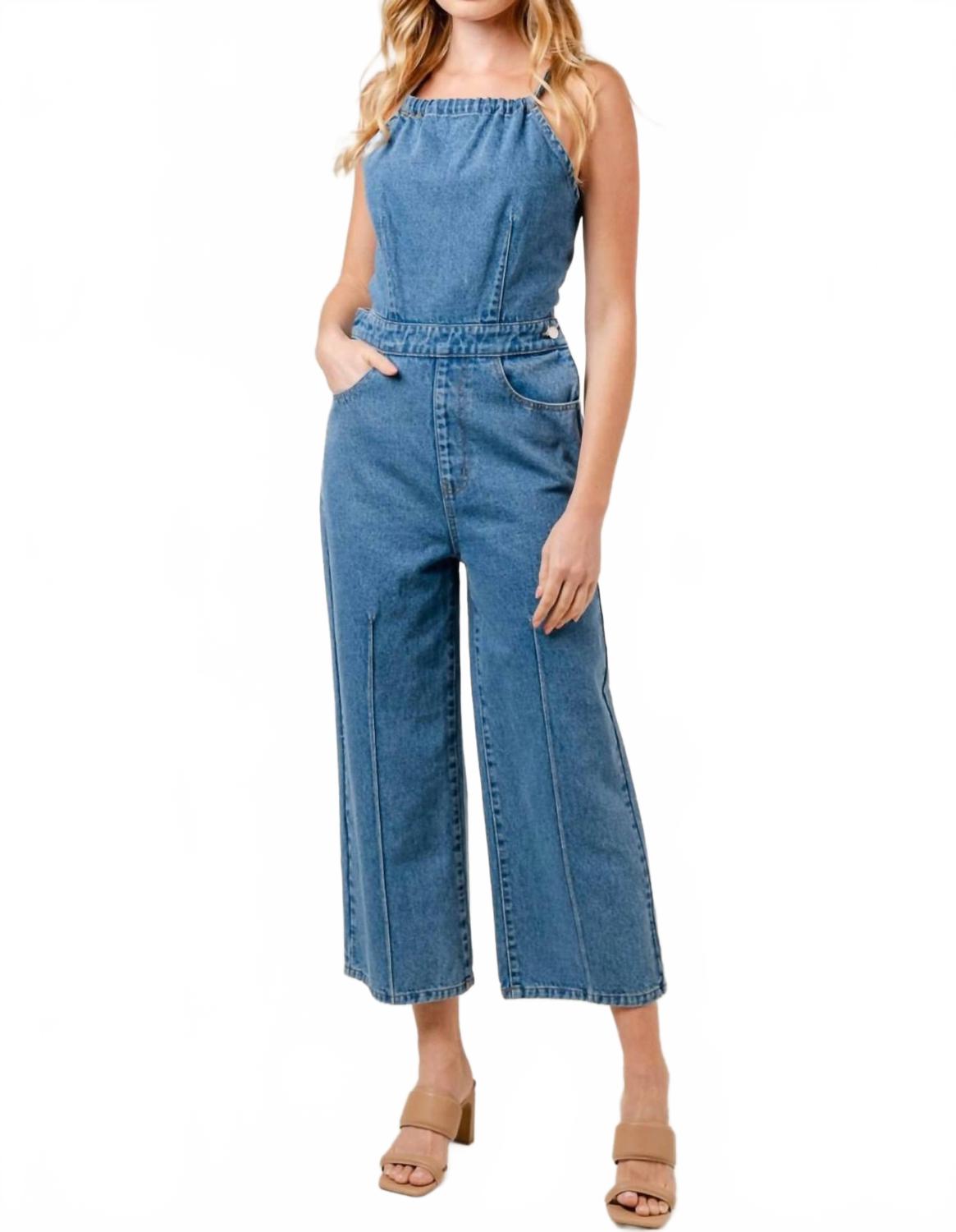 Комбинезон Joslyn Halter в джинсовой ткани Fore, Denim
Комбинезон Joslyn Halter в джинсовой ткани Fore, Denim