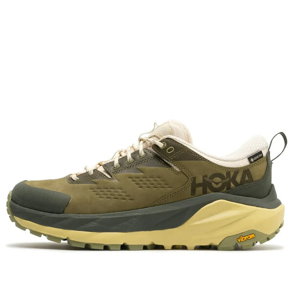 Кроссовки kaha low gtx 'fennel eggnog' Hoka One One, зеленый 
Кроссовки kaha low gtx 'fennel eggnog' Hoka One One, зеленый