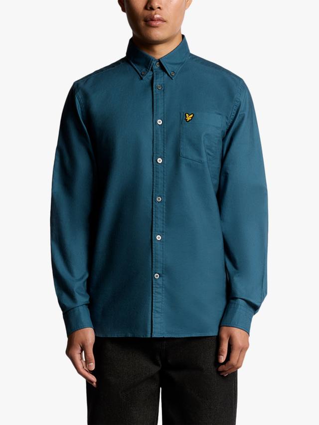 Хлопковая рубашка Oxford Lyle & Scott, Deep Water
Хлопковая рубашка Oxford Lyle & Scott, Deep Water