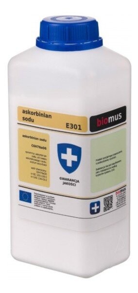 Biomus, Аскорбат натрия, 100 г
Biomus, Аскорбат натрия, 100 г