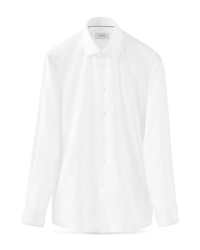 Оксфордская рубашка узкого кроя из саржи Eton, белый
Оксфордская рубашка узкого кроя из саржи Eton, белый