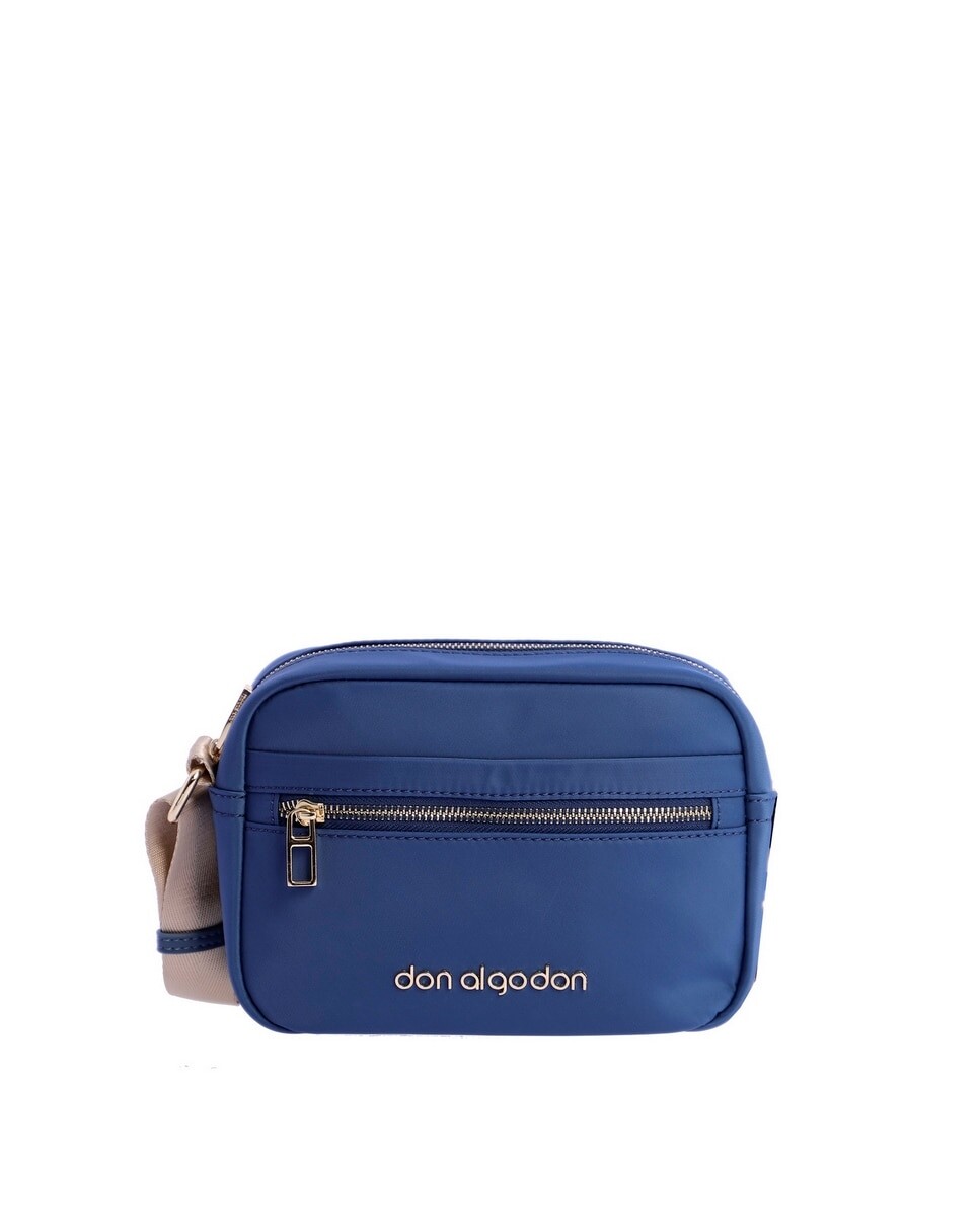 Синяя женская сумка через плечо на молнии Don Algodón, синий
Синяя женская сумка через плечо на молнии Don Algodón, синий