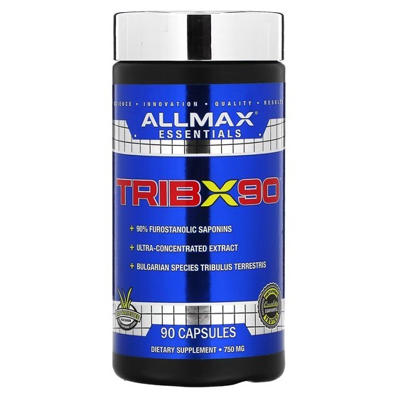 Добавка ALLMAX TribX90, 750 мг, 90 капсул
Добавка ALLMAX TribX90, 750 мг, 90 капсул