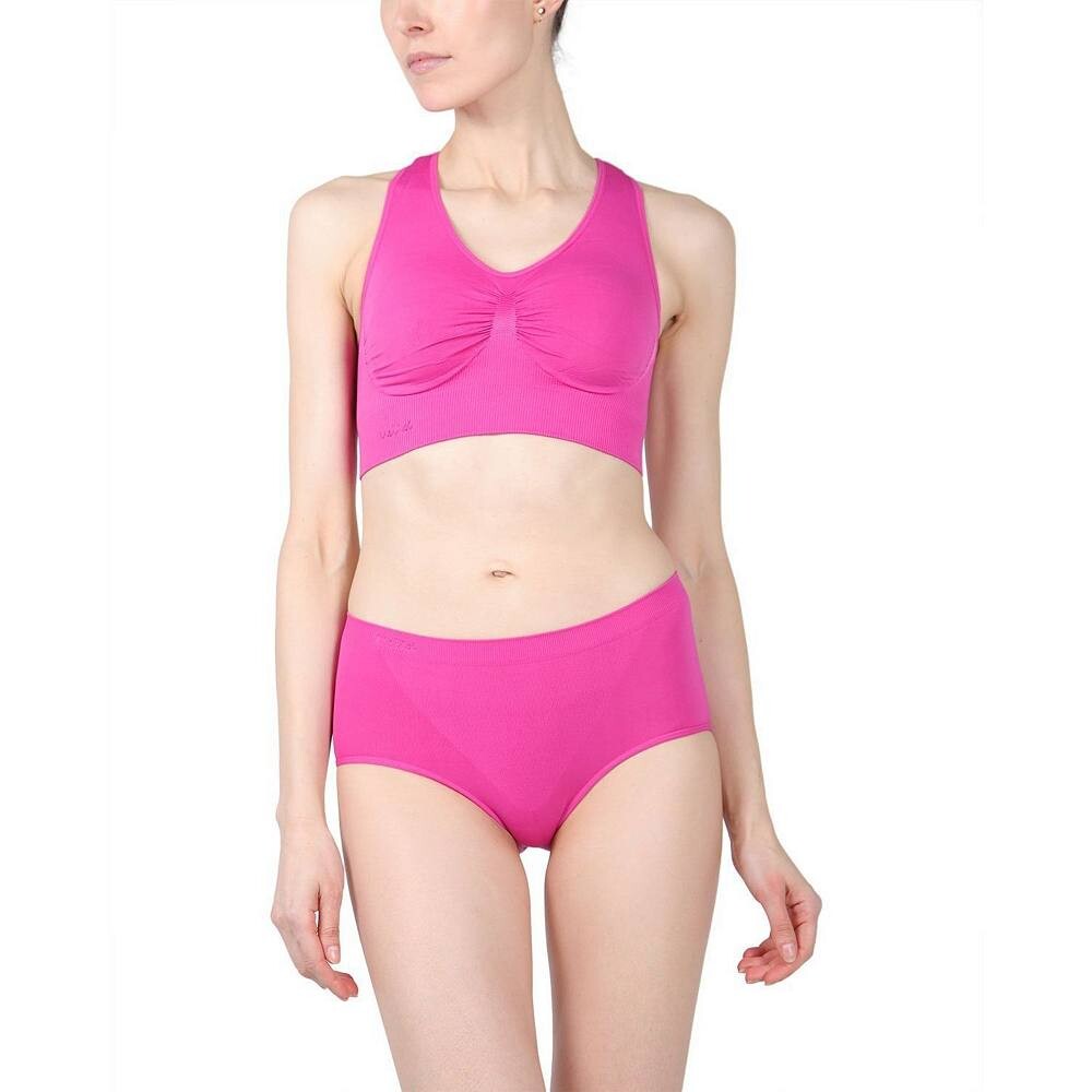 Бесшовный спортивный бюстгальтер Lleva с борцовской спиной MeMoi, цвет Fuchsia Red
Бесшовный спортивный бюстгальтер Lleva с борцовской спиной MeMoi, цвет Fuchsia Red