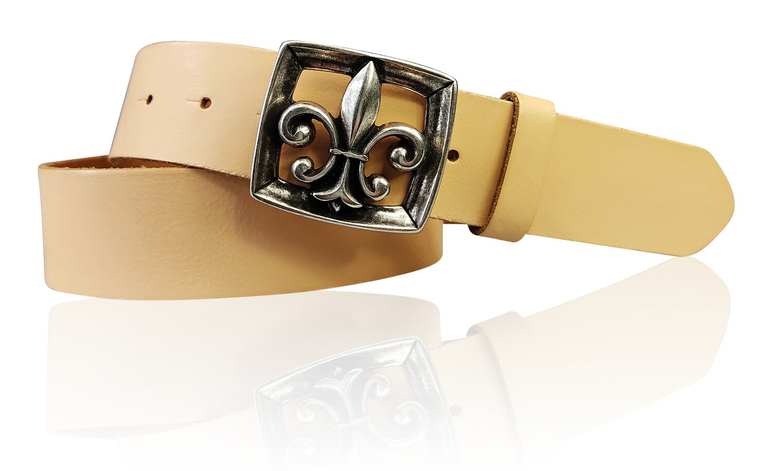 Кожаный ремень FRONHOFER, персиковый
Кожаный ремень FRONHOFER, персиковый