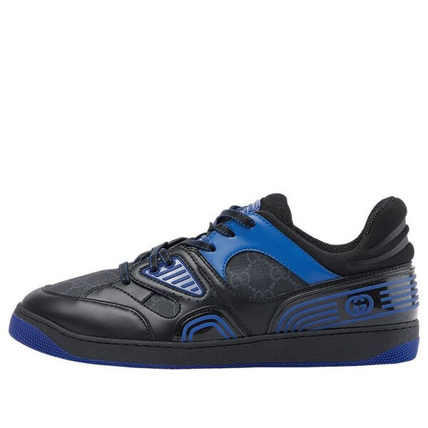 Кроссовки basket low 'black blue ' Gucci, черный 
Кроссовки basket low 'black blue ' Gucci, черный