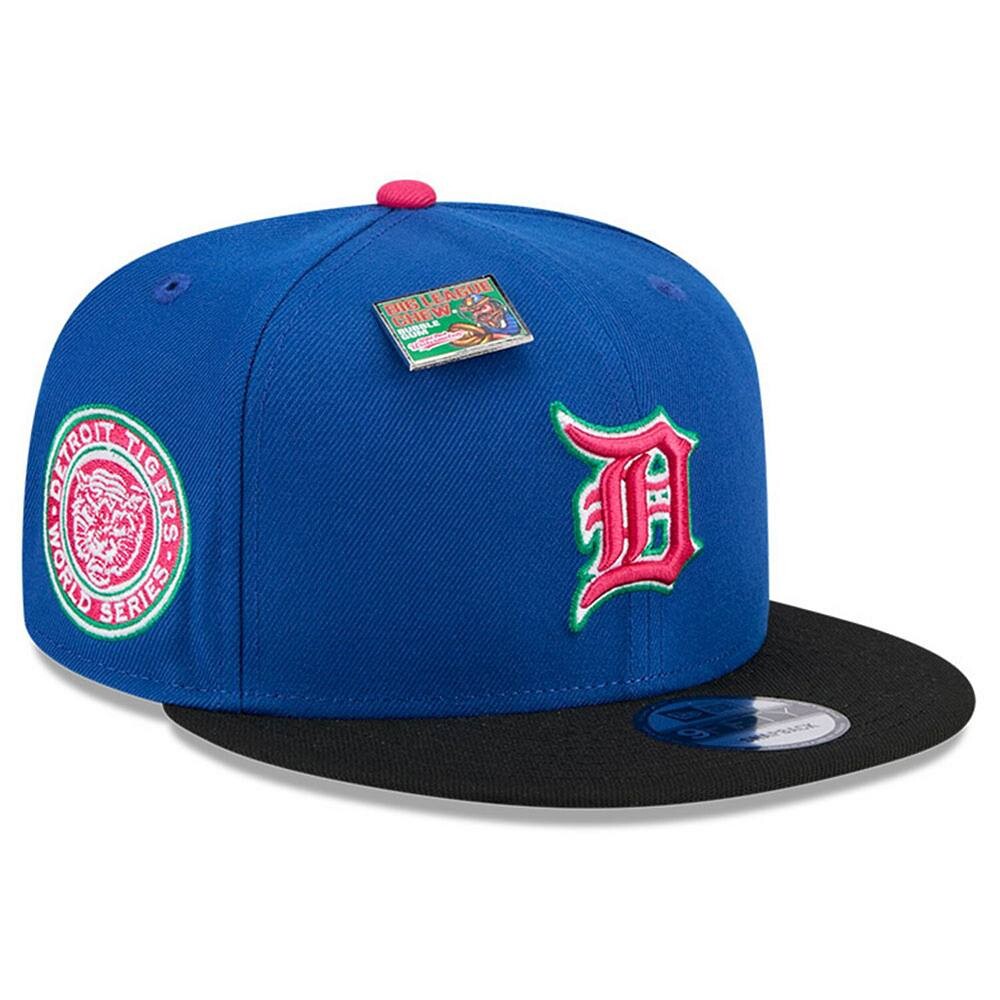 Мужская кепка New Era Royal/Black Detroit Tigers Watermelon Big League Chew Flavor Pack 9FIFTY Snapback Hat, цвет Tgr Blue
Мужская кепка New Era Royal/Black Detroit Tigers Watermelon Big League Chew Flavor Pack 9FIFTY Snapback Hat, цвет Tgr Blue
