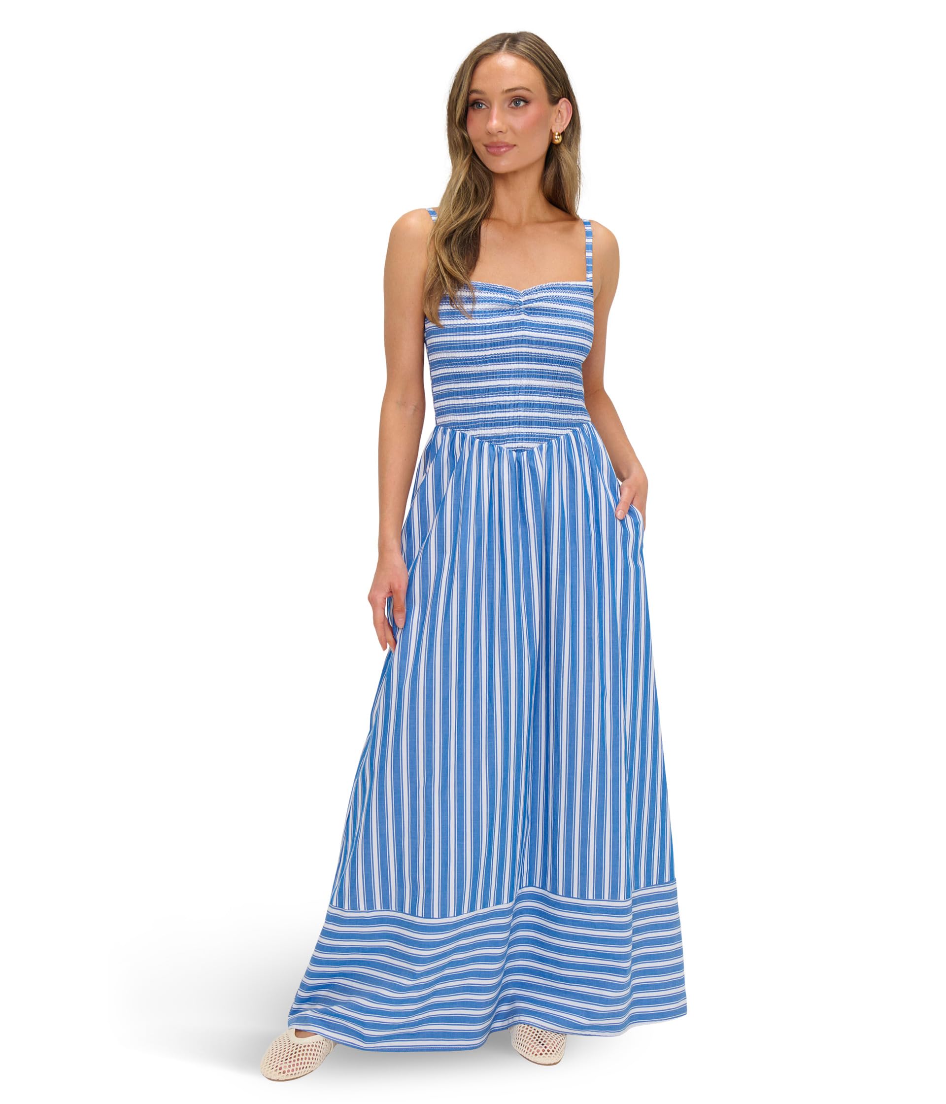 Платье Show Me Your Mumu Dixie Maxi Dress, Coastal Blue Stripe
Платье Show Me Your Mumu Dixie Maxi Dress, Coastal Blue Stripe