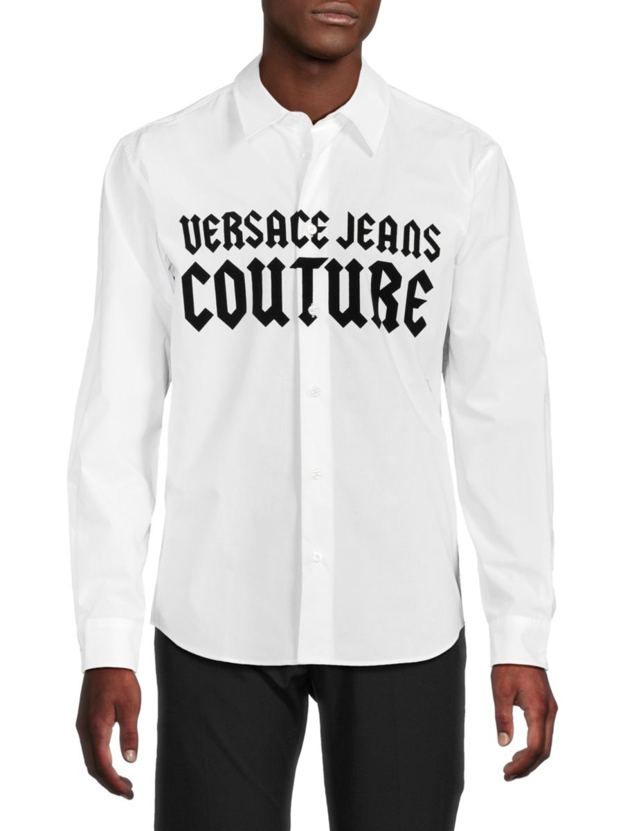 Рубашка с логотипом на пуговицах Versace Jeans Couture, белый
Рубашка с логотипом на пуговицах Versace Jeans Couture, белый