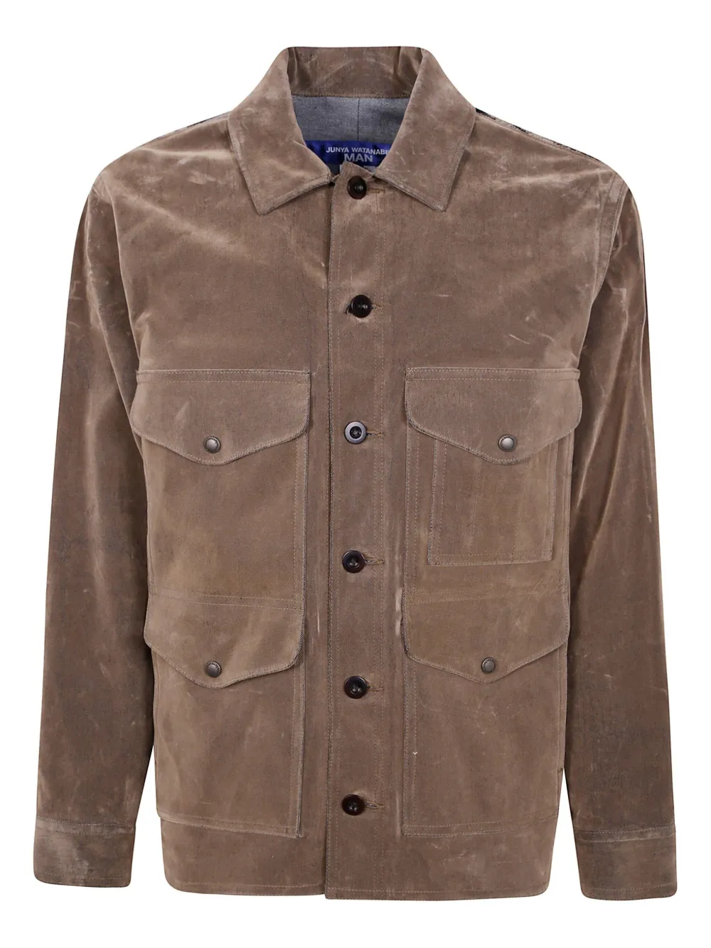 Куртка-рубашка с панельным клетчатым узором JUNYA WATANABE, нейтральный
Куртка-рубашка с панельным клетчатым узором JUNYA WATANABE, нейтральный