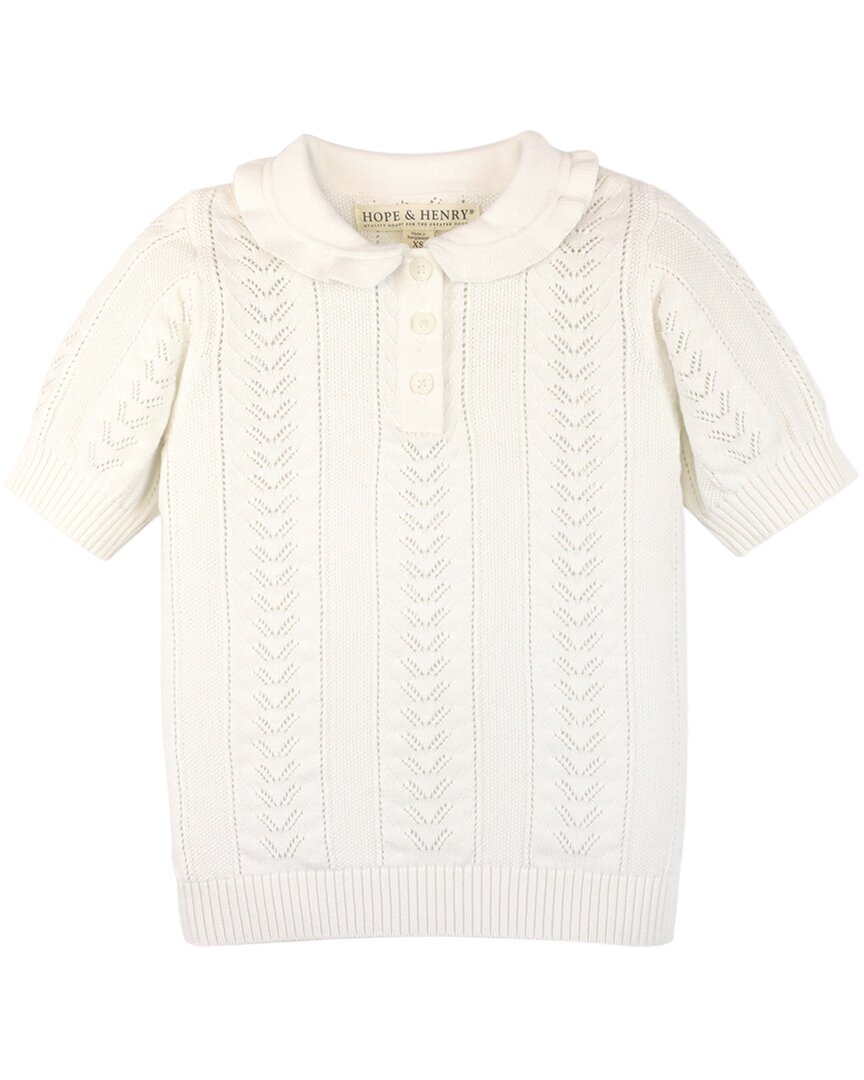 Свитер-поло Hope & Henry Hope & Henry, белый
Свитер-поло Hope & Henry Hope & Henry, белый