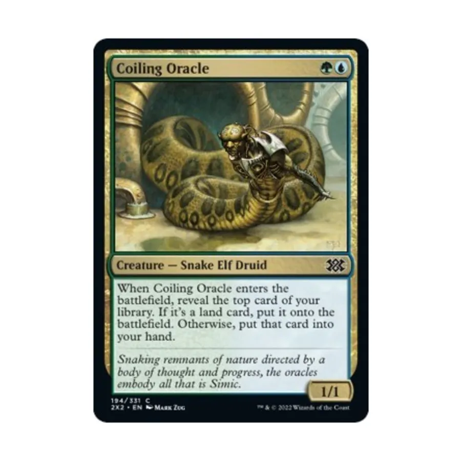 CCG Свертывающийся оракул (С), MTG - Double Masters 2022
CCG Свертывающийся оракул (С), MTG - Double Masters 2022