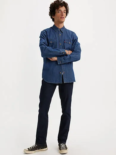 Мужские джинсы узкого кроя 511 Levi's, цвет Dark Hollow - Dark Wash - Stretch
Мужские джинсы узкого кроя 511 Levi's, цвет Dark Hollow - Dark Wash - Stretch