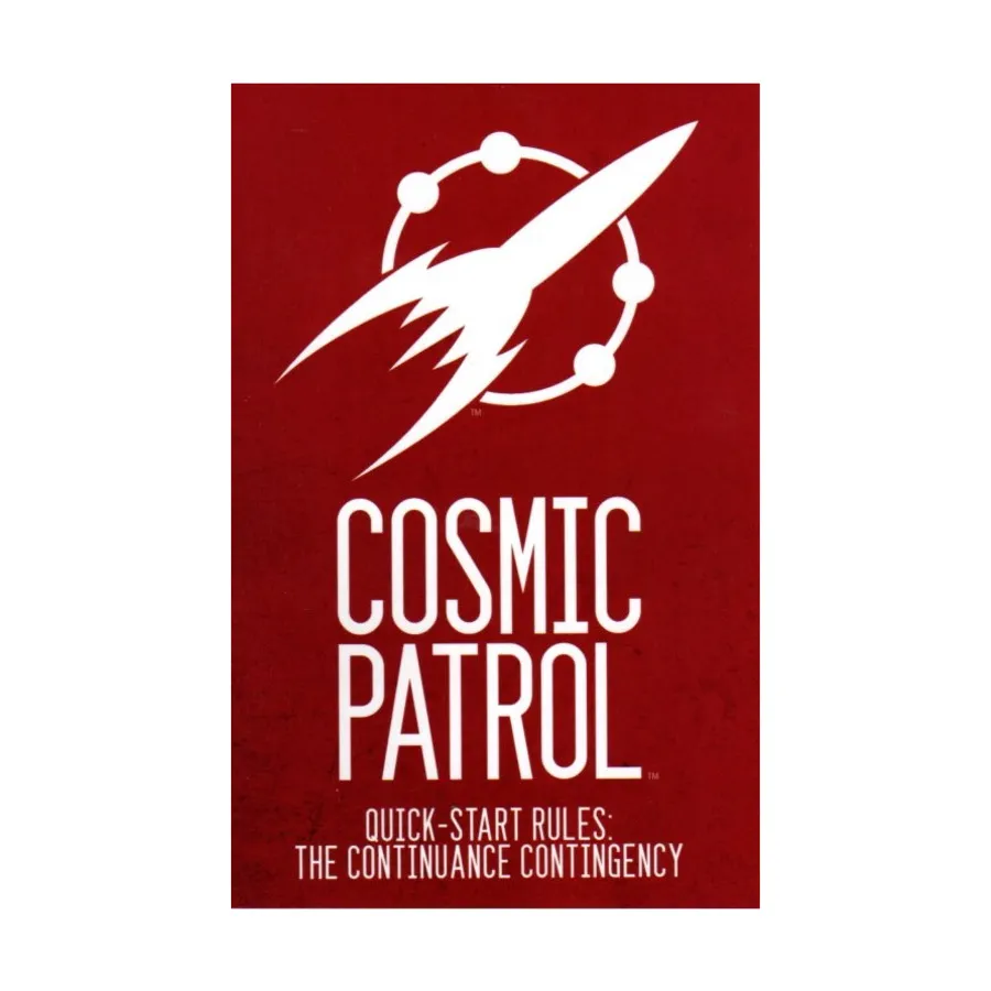 Quick-Start Rules w/The Continuance Contingency (Free RPG Day 2014), Cosmic Patrol (Catalyst Game Labs), мягкая обложка 
Quick-Start Rules w/The Continuance Contingency (Free RPG Day 2014), Cosmic Patrol (Catalyst Game Labs), мягкая обложка
