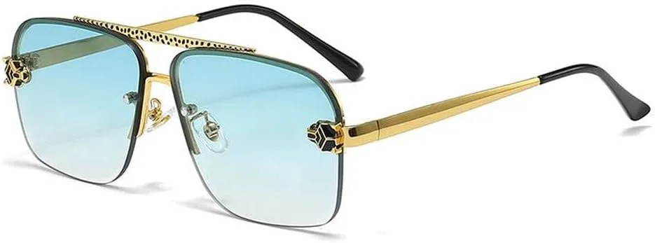 Мужские солнцезащитные очки без оправы, роскошные, большие, в стиле ретро, солнцезащитные очки для мужчин, защита от ультрафиолета UV400, SUN1212 Generic, C4green
Мужские солнцезащитные очки без оправы, роскошные, большие, в стиле ретро, солнцезащитные очки для мужчин, защита от ультрафиолета UV400, SUN1212 Generic, C4green