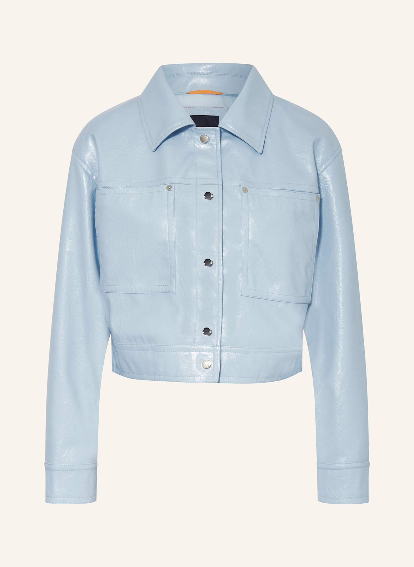 Куртка Jelt из искусственной кожи Boss, голубой 
Куртка Jelt из искусственной кожи Boss, голубой