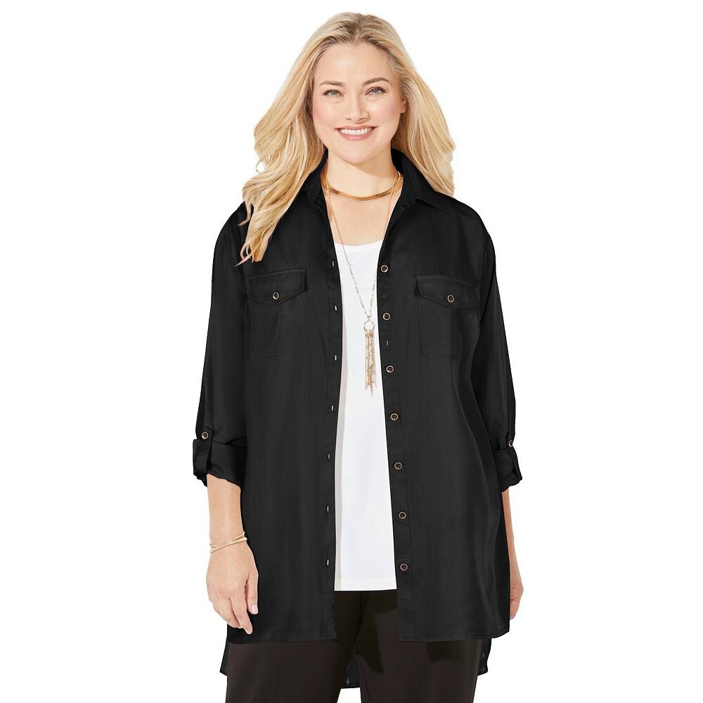 Женская рубашка больших размеровCatherines Liz&me Camp, черный
Женская рубашка больших размеровCatherines Liz&me Camp, черный