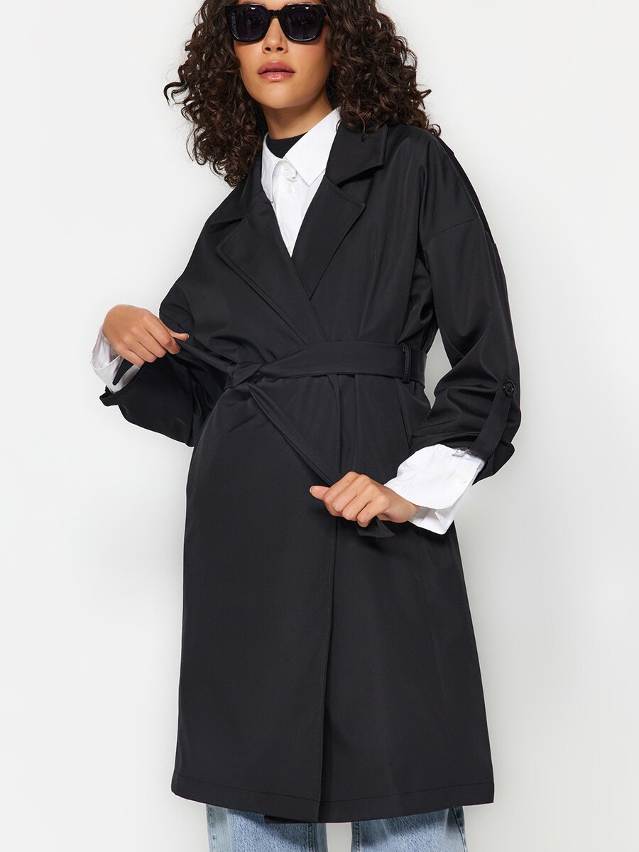 Демисезонное пальто Trendyol, Black
Демисезонное пальто Trendyol, Black