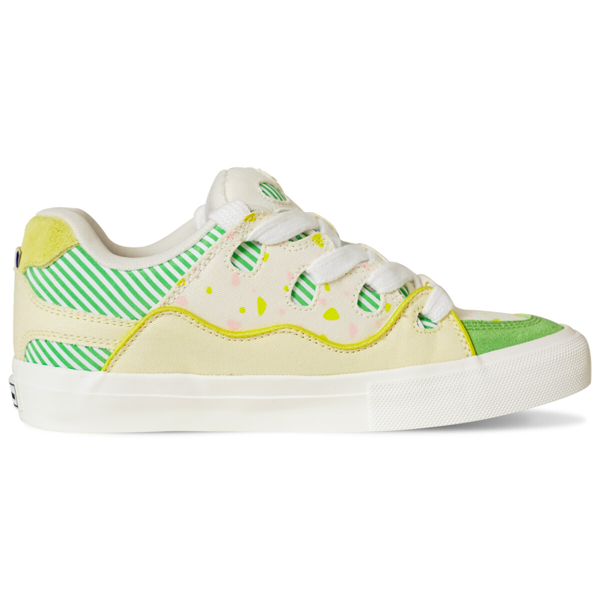 Кеды, обувь для скейтборда унисекс с низким верхом Ollieskate, цвет Yellow green strawberry cake
Кеды, обувь для скейтборда унисекс с низким верхом Ollieskate, цвет Yellow green strawberry cake
