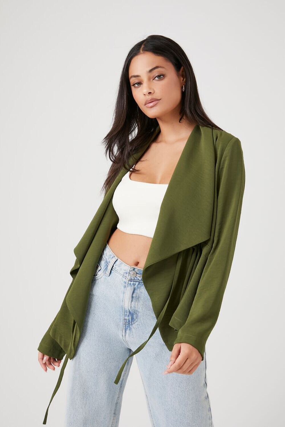 Куртка-водопад на шнурке Forever 21, оливковый, Зеленый, Куртка-водопад на шнурке Forever 21, оливковый
Куртка-водопад на шнурке Forever 21, оливковый, Зеленый, Куртка-водопад на шнурке Forever 21, оливковый