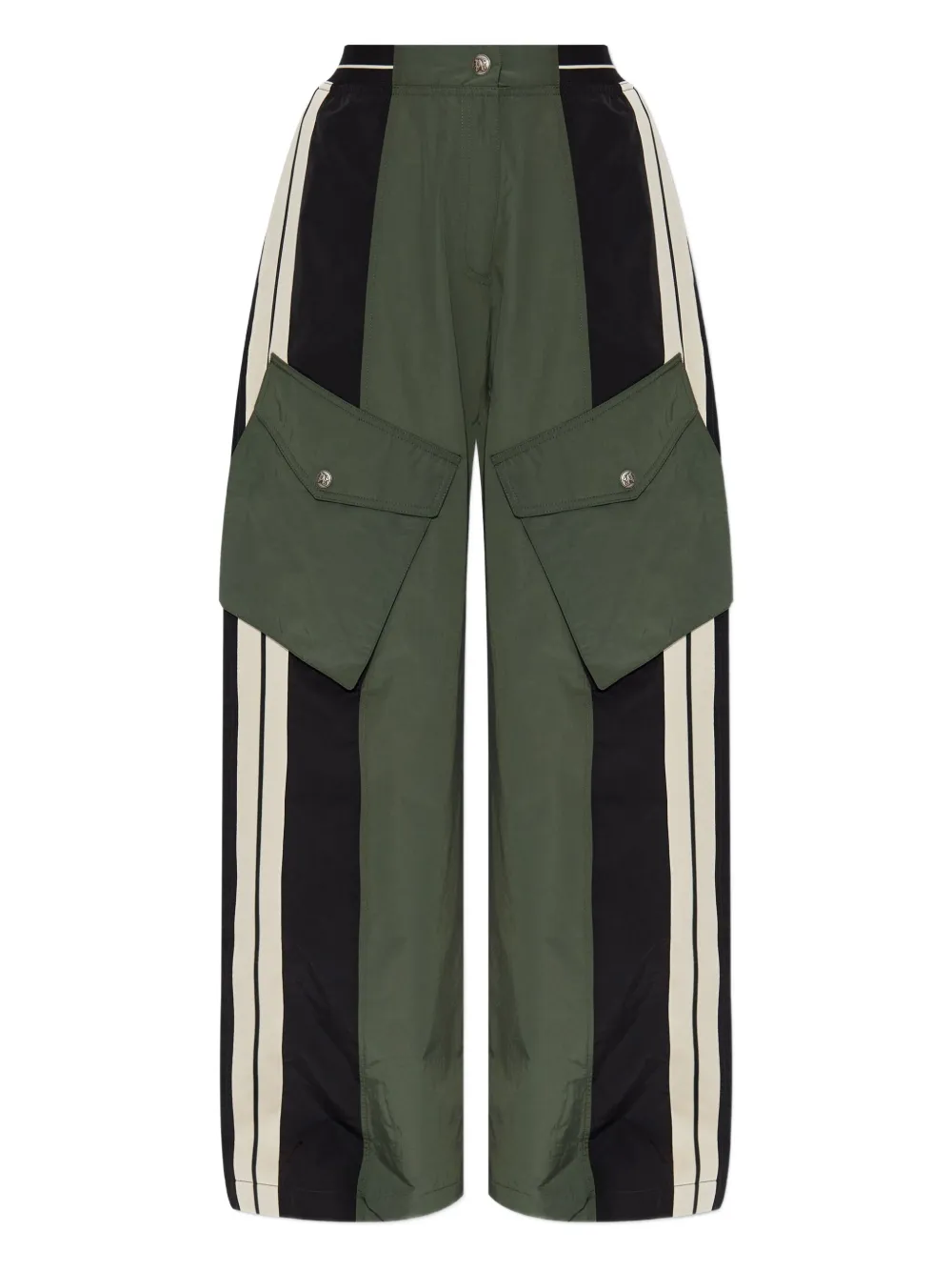 Прямые брюки с карманами PALM ANGELS, зеленый
Прямые брюки с карманами PALM ANGELS, зеленый