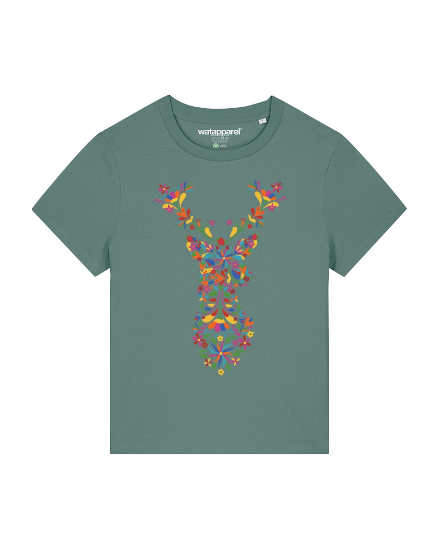 Рубашка Watapparel Floral Deer, зеленый
Рубашка Watapparel Floral Deer, зеленый