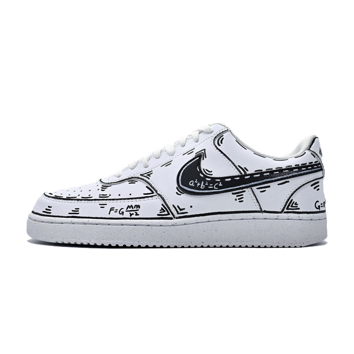 Nike Кроссовки для скейтбординга Court Vision Anime Comic противоскользящие износостойкие низкие мужские черно-белые, цвет Black White
Nike Кроссовки для скейтбординга Court Vision Anime Comic противоскользящие износостойкие низкие мужские черно-белые, цвет Black White